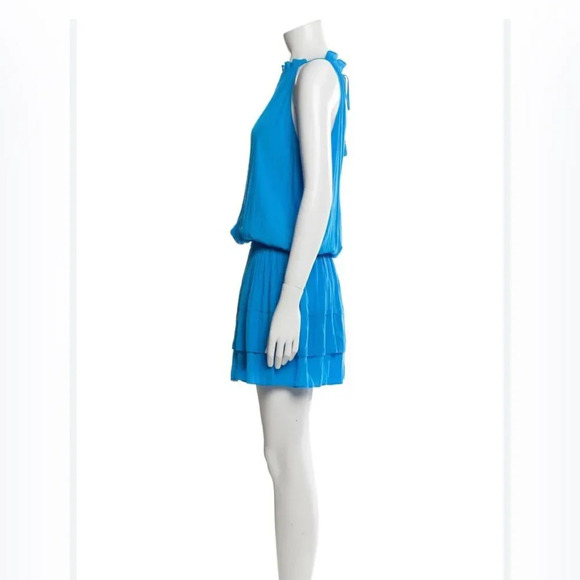RAMY BROOK NWOT Mackinley Sleeveless Shirred Short Dress in Pool Blue - Picture 5 of 9